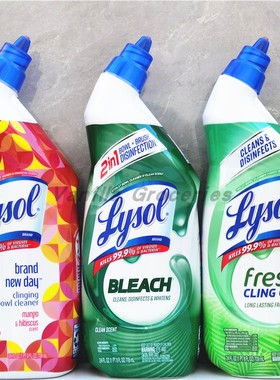 Lysol Toilet Cleaner美国莱苏强效 芒果芙蓉 森林雨香马桶洁厕剂