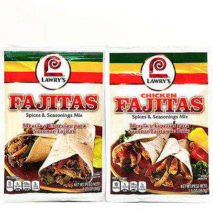 Lawry's Fajitas Seasonings美国劳瑞鸡肉卷饼墨西哥风味面饼调料