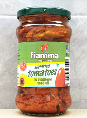 Fiamma Sundried Tomatoes In Sunflower Oil火山油浸干番茄罐头