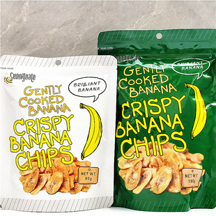 Chips Sunny Banana Crispy 菲律宾进口甘齿记香蕉脆片 Dale
