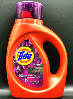 Tide Spring Renewal Detergent美国浓缩春天花香型护色洗衣液