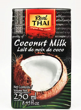 250ml Real Thai  Coconut Milk 泰国原装丽尔泰椰浆烘焙原料