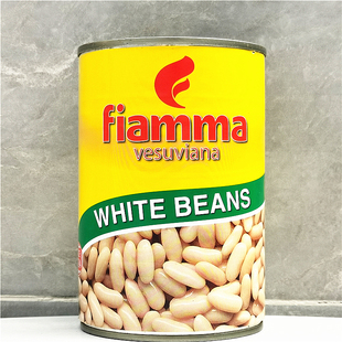 400g Fiamma Vesuviana White Beans意大利火山白豆即食罐头已熟