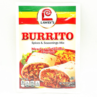 美国劳瑞辣味面饼调味粉Lawry's Burrito Spices Seasonings Mix