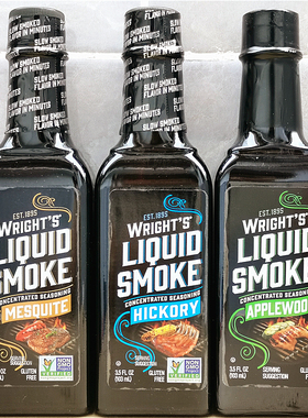 Wrights Liquid Smoke Seasoning美国莱特烟水烟熏烤肉烧烤调味汁