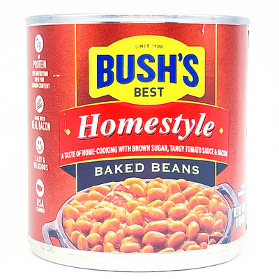 美国进口布什家常口味454g焗豆