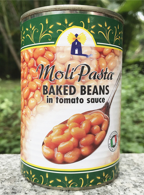 400gMoli Pasta Baked Beans In Tomato Sauce意大利莫利茄汁烤豆