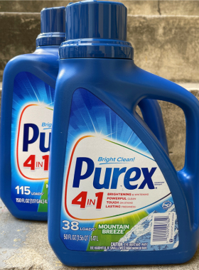 Purex Detergent美国原装进口普雷克斯雨后 山风 儿童 无香洗衣液