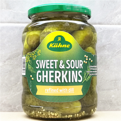 670g德国进口冠利酸甜青瓜酱腌菜