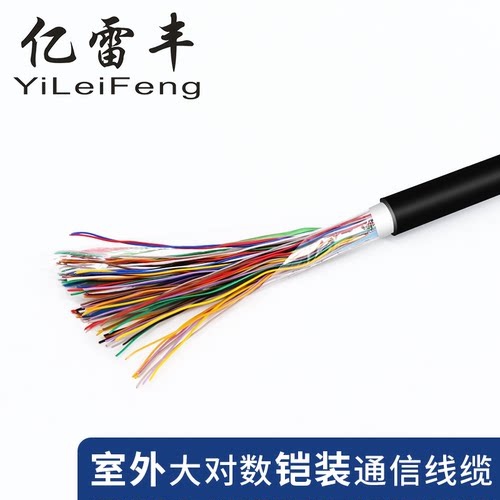 全塑通信大对数电话线电缆HYA