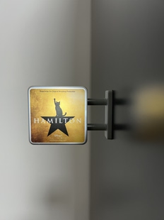 百老汇音乐剧经典汉密尔顿猫咪版发光灯箱冰箱贴磁吸送电池礼物