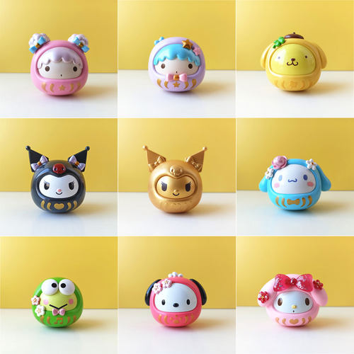 库洛米盲盒达摩不倒翁玉桂狗手办