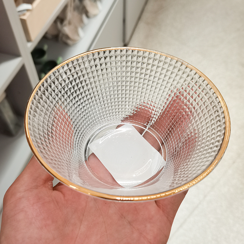 oce家居优选纯净系列金边玻璃碗