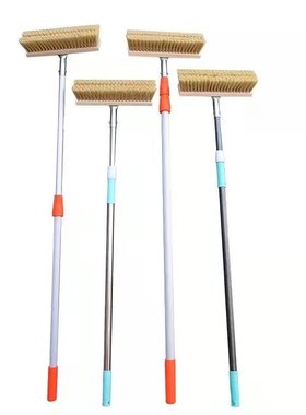 软毛长柄洗车拖把加长伸缩杆长毛车刷客车洗车工具轿车刷子不伤漆