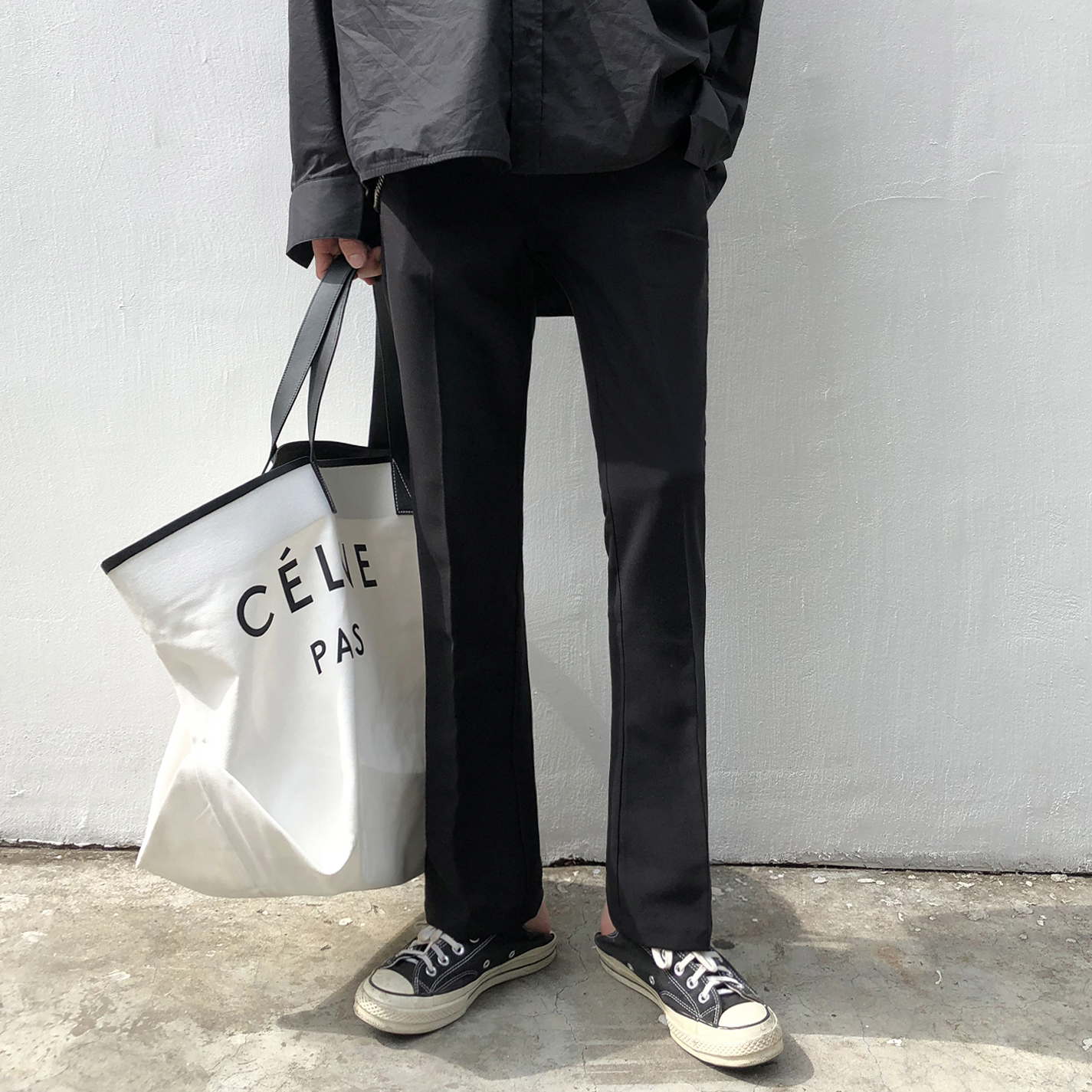[Two 199 element]Autumn new pattern trousers Korean Edition Self cultivation Ninth pants Show thin black Versatile Casual pantsin the Men's clothing, Casual pants  category - from Buy2taobao.com to provide professional Taobao agent buy service