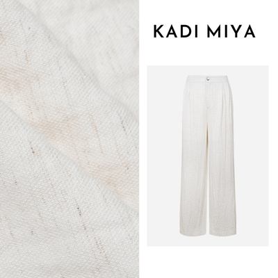 KADIMIYA【杜松裤】法式高定亚麻显瘦显高直筒裤优雅老钱休闲长裤