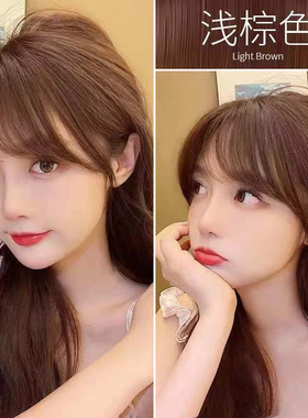 染发剂2025流行色显白浅棕色染发膏女纯植物泡泡沫自己在家染头发