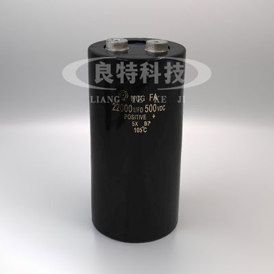 全新进口500V22000UF变频器  螺柱型铝电解电容逆变器电容器
