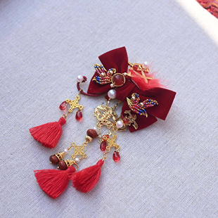 稷氏小筑 马上有财 马年新年古风发饰汉服古装配饰头饰