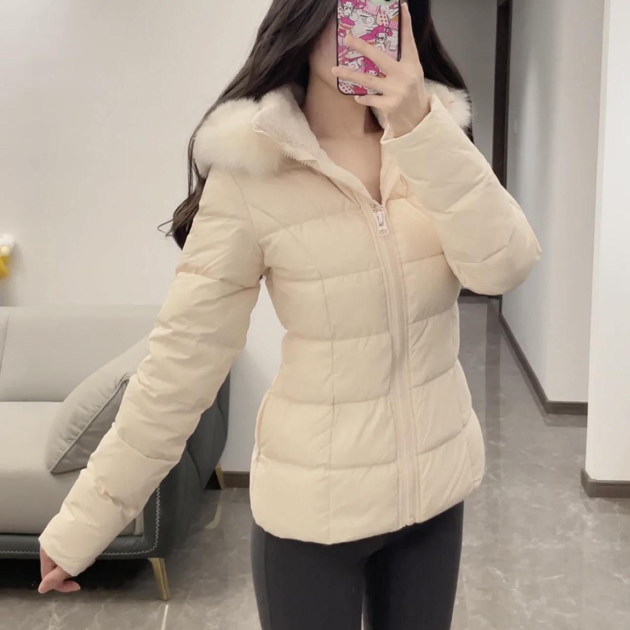 女冬季新款加厚保暖修身显瘦外套