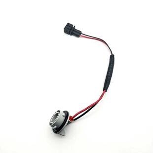 适用一汽解放新大威天V新悍V龙VH边灯插头灯座叶子板转向侧轮眉灯