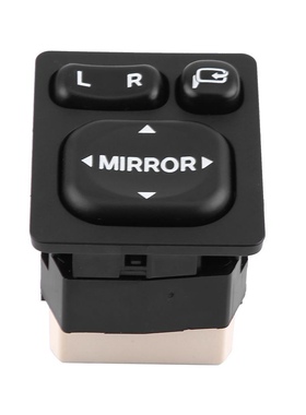 适配比亚迪F3倒车镜调节开关F3RG3M6S6新F3L3后视镜调节开关插头