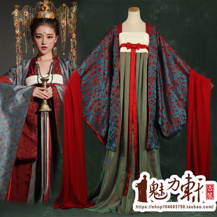中国风古装女主题摄影服装长款汉服灵魂摆渡黄泉三七长生情侣写真