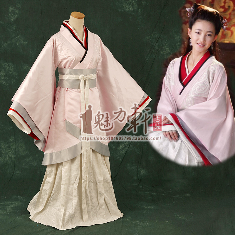 Wang Likun Movies ancient costume beauty Scheming Pink Hanfu Ancient woman clothing Pendulum Dance skirtin the Women's clothing/Boutique , Costume/National costume/Stage costumes , National costume/Costumes  category - from Buy2taobao.com to provide professional Taobao agent buy service