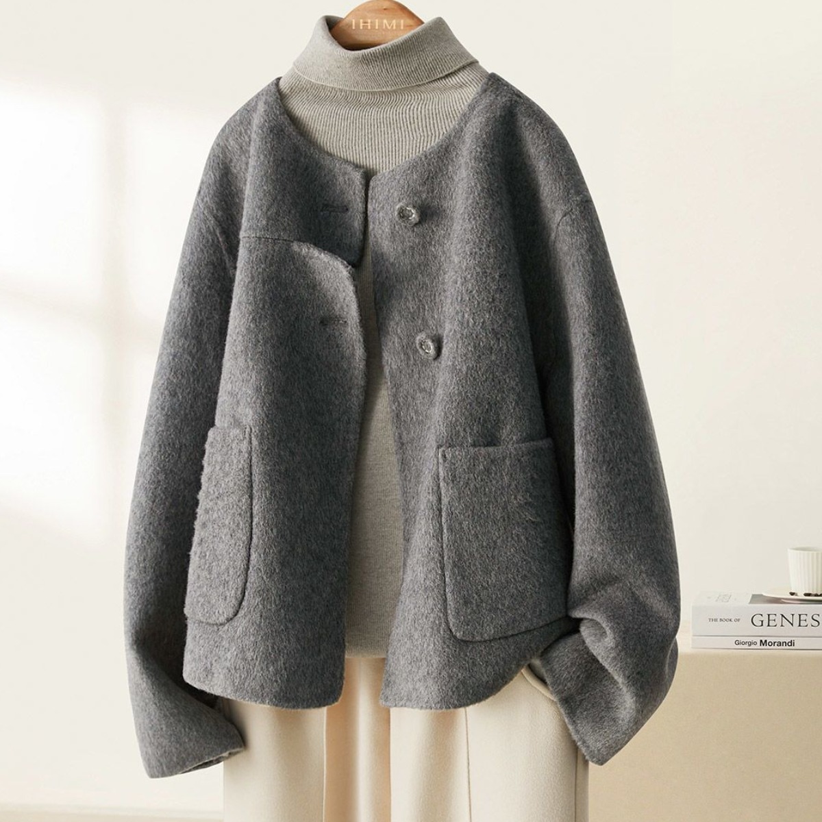 【送运费险】小香风短式毛呢外套
