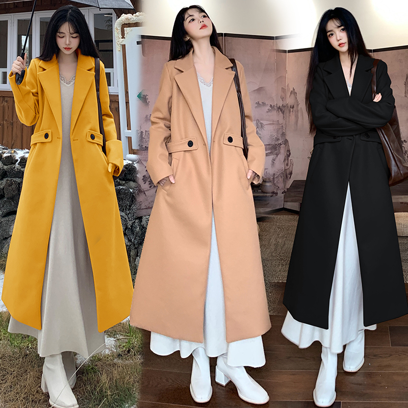 【送运费险】三色可选毛呢大衣