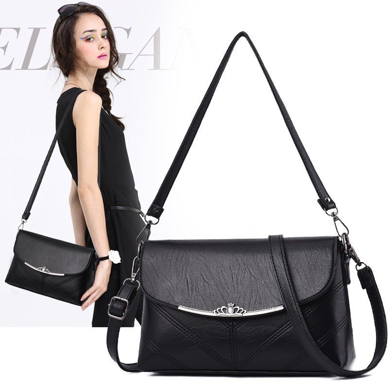Summer small bag 2018 new pattern fashion Versatile lady knapsack Korean Edition One shoulder Messenger middle age mom Soft leather bagsin the Leather/Lady bags/Men's bag, Ms. bags  category - from Buy2taobao.com to provide professional Taobao agent buy service