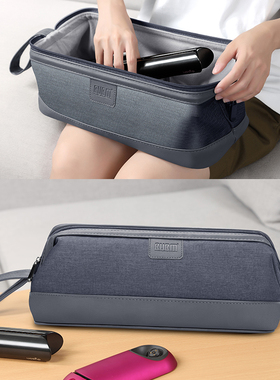 戴森吹风机收纳包Dyson卷发器旅行便携袋HD01戴声电吹机保护套HD03风筒风嘴防水盒daisen美发棒整理收纳包