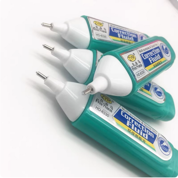 涂改修正改正修改液笔学生用白色无痕快干图改大容量超值