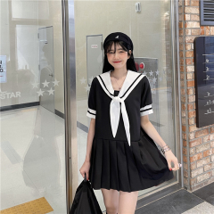 Patty collar real style Korean Navy Academy dress