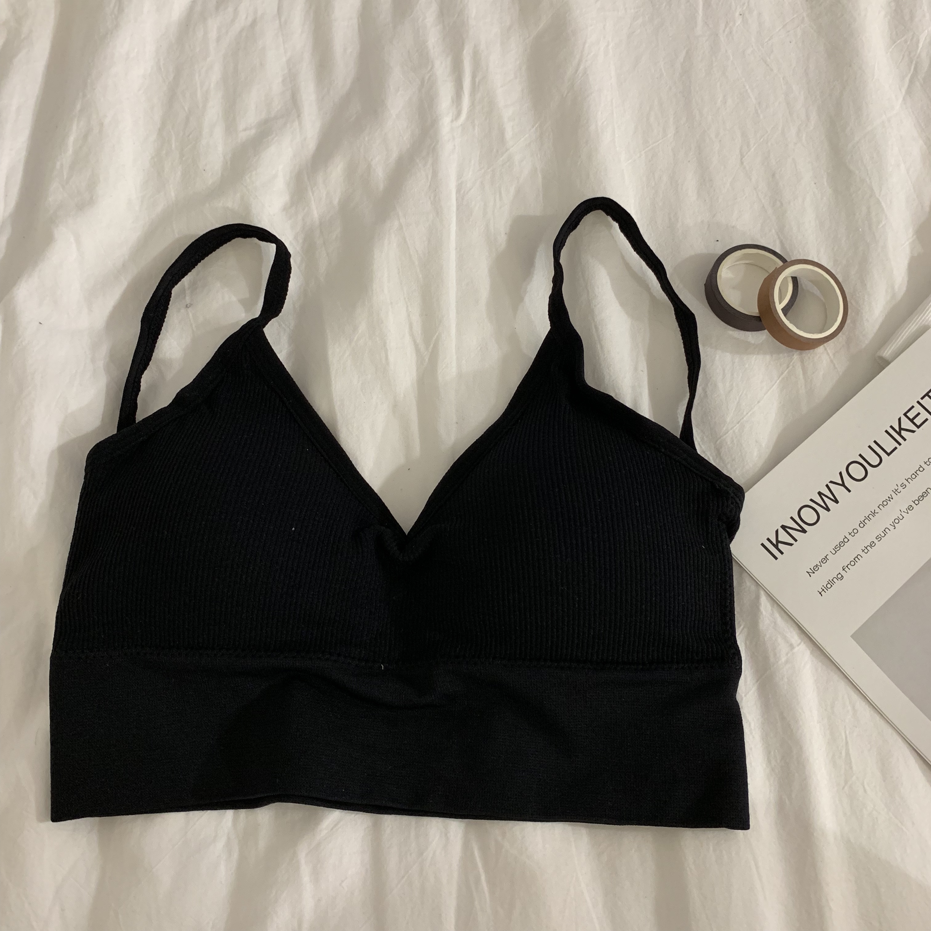 Real price, real shot, beautiful back, suspender, women's underwear, vest, bottoming, chest wrapping and bra wearing