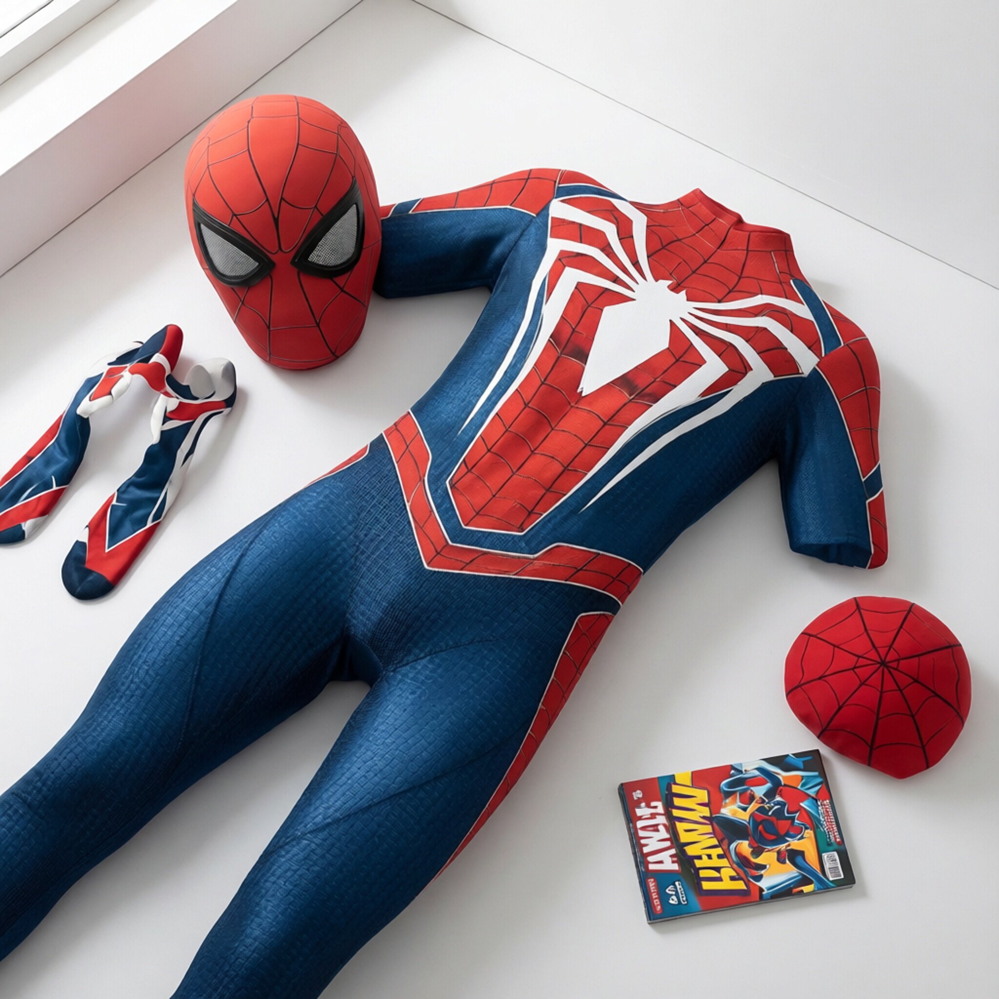 Uşaq üçün Spider-Man kostyumu, PS4 Hörümçək-adam geyimi