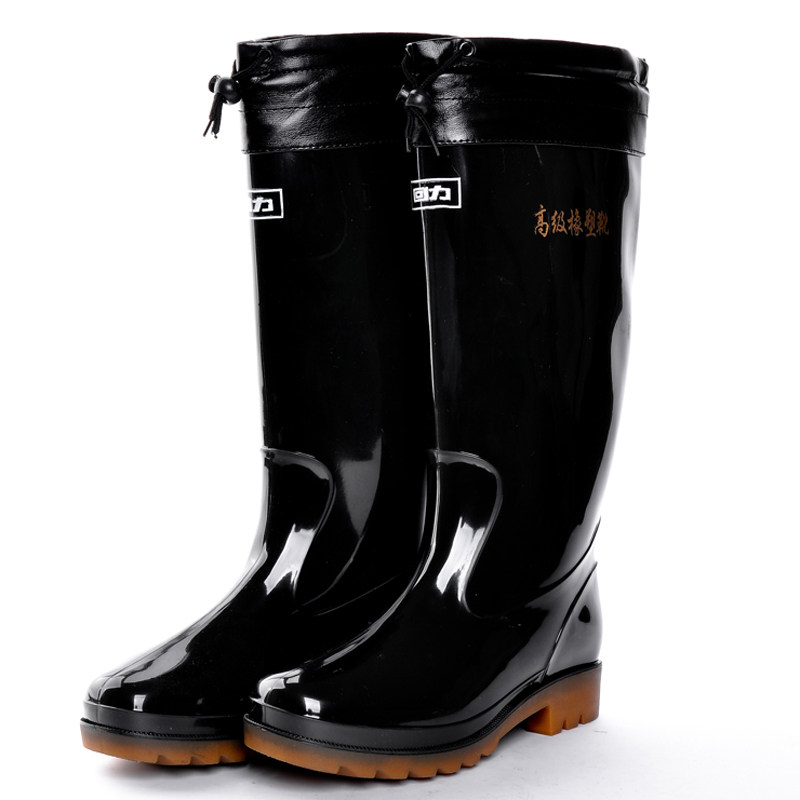Chaussures - bottes caoutchouc homme pour hiver - semelle tendon - Ref 971712 Image 1