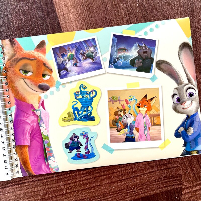 疯狂动物城2电影人物贴纸全收藏迪士尼卡通手账贴纸动漫贴画朱迪