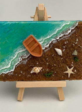 创意海洋贝壳装饰摆件画板