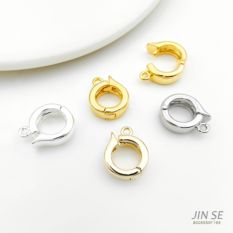 圆形万能连接扣卡扣diy饰品配件