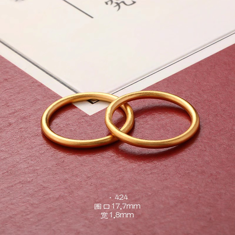 锦瑟戒指古法金仿真黄金