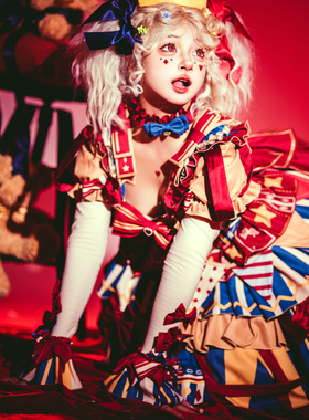 【马戏团童话开场】lolita裙子半糖猫丸原创doll感lo裙接袖全款