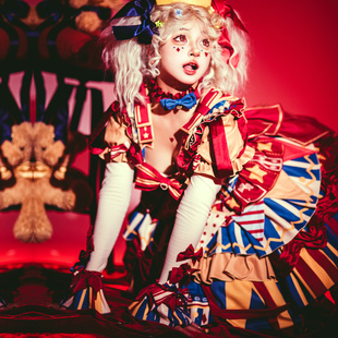 全款 lolita裙子半糖猫丸原创doll感lo裙接袖 马戏团童话开场