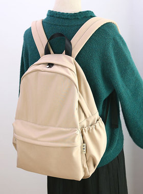 【秒杀款】布奏防水双肩包大容量书包大学生高中女生尼龙背包