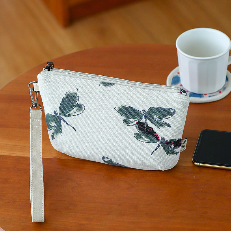 布奏帆布手拿包女新款高级感手抓包散步手机小包遛弯手机钥匙包,箱包皮具/热销女包/男包,手机包,淘宝优惠券,粉丝福利购,淘宝优惠卷