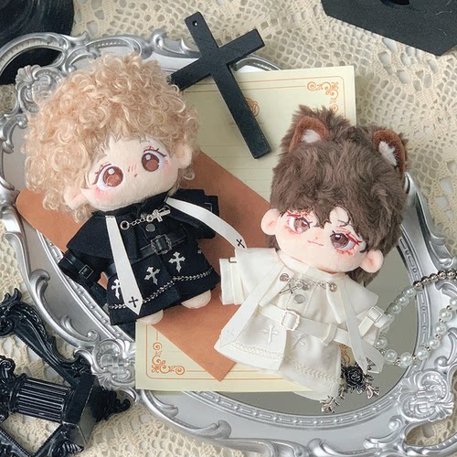 现货可奈造物神父10CM棉花娃衣原创无属性暗黑风华丽礼服潮流套装