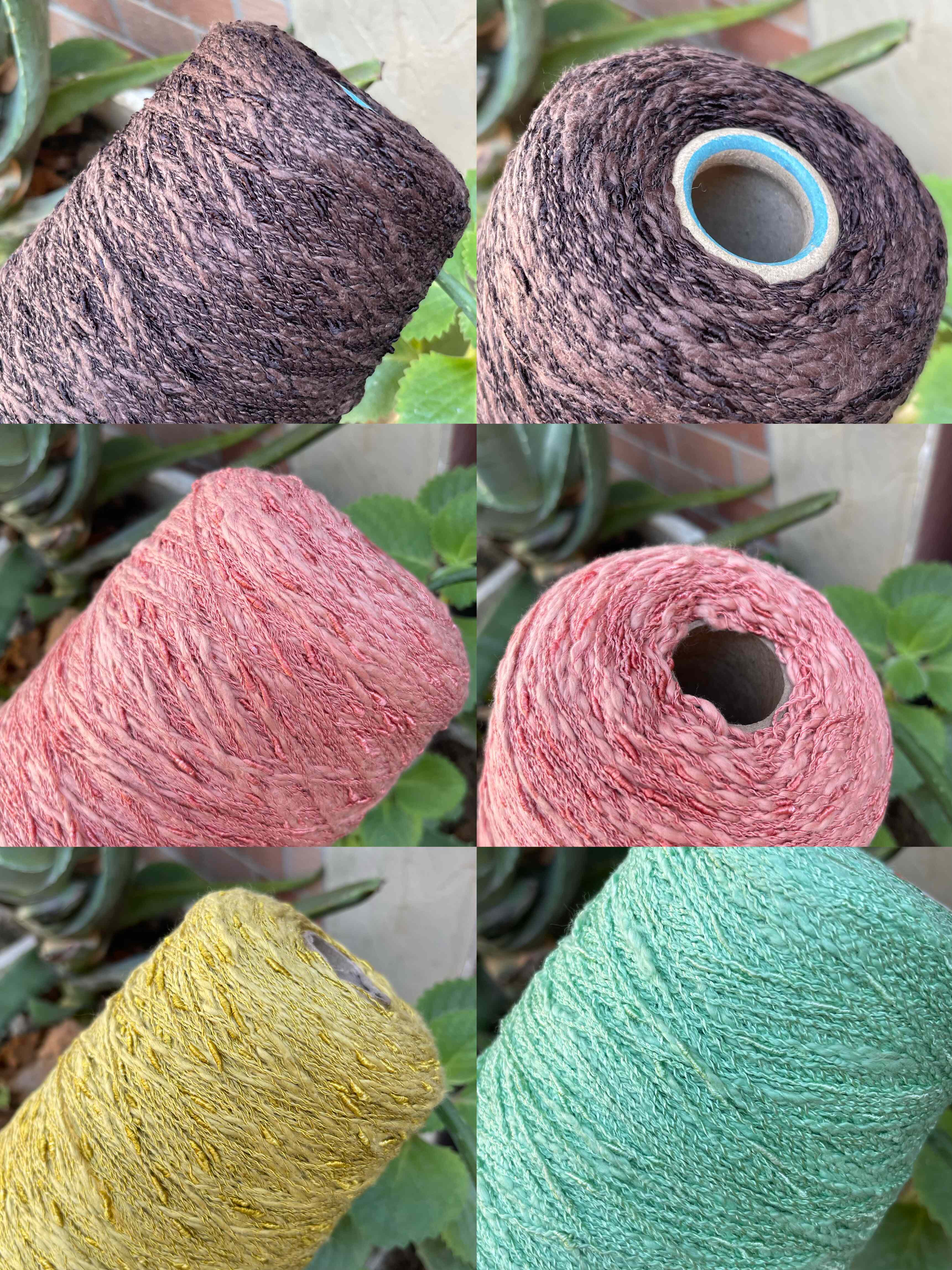 外贸特色冰丝豆豆大肚棉 竹节纯棉线 柔软不扎有垂感 手编毛衣线