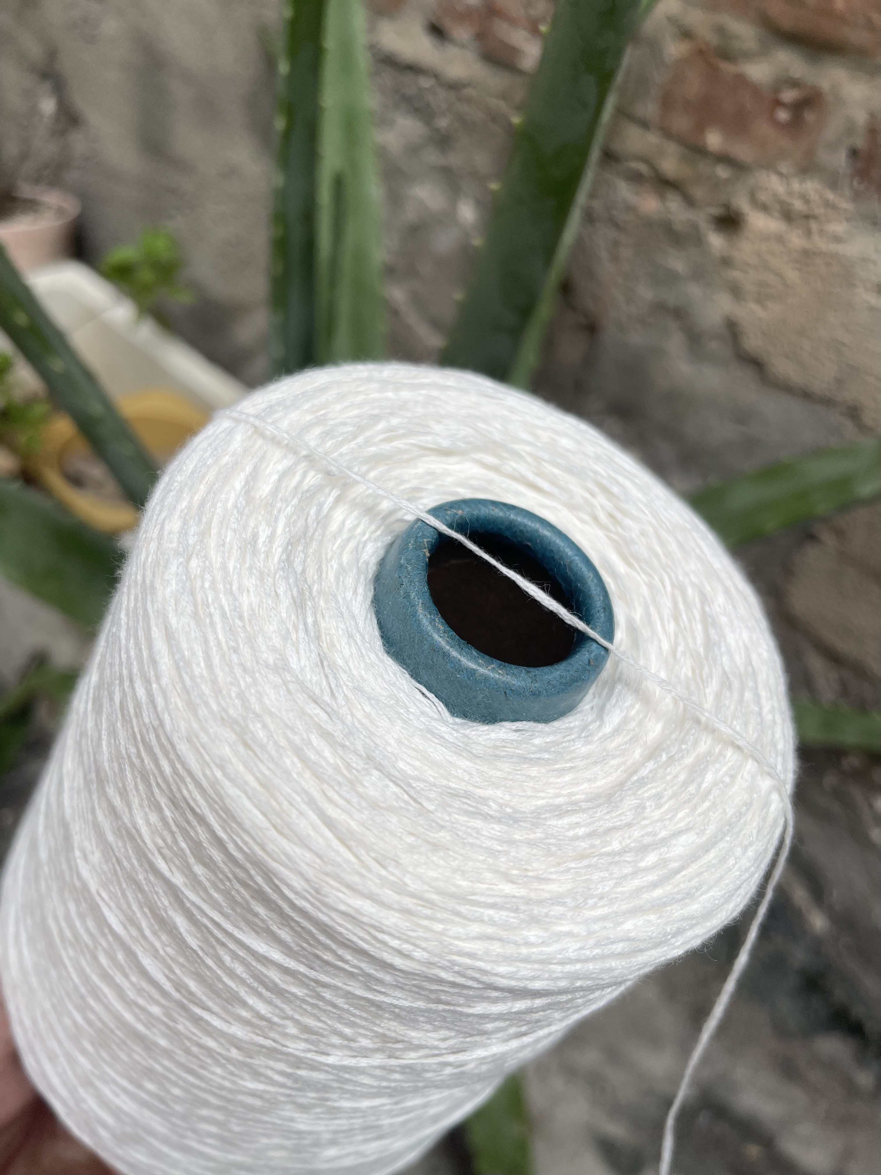标价500克 纯天然95%棉5%羊绒混纺空芯线 链条纱 手编毛衣线