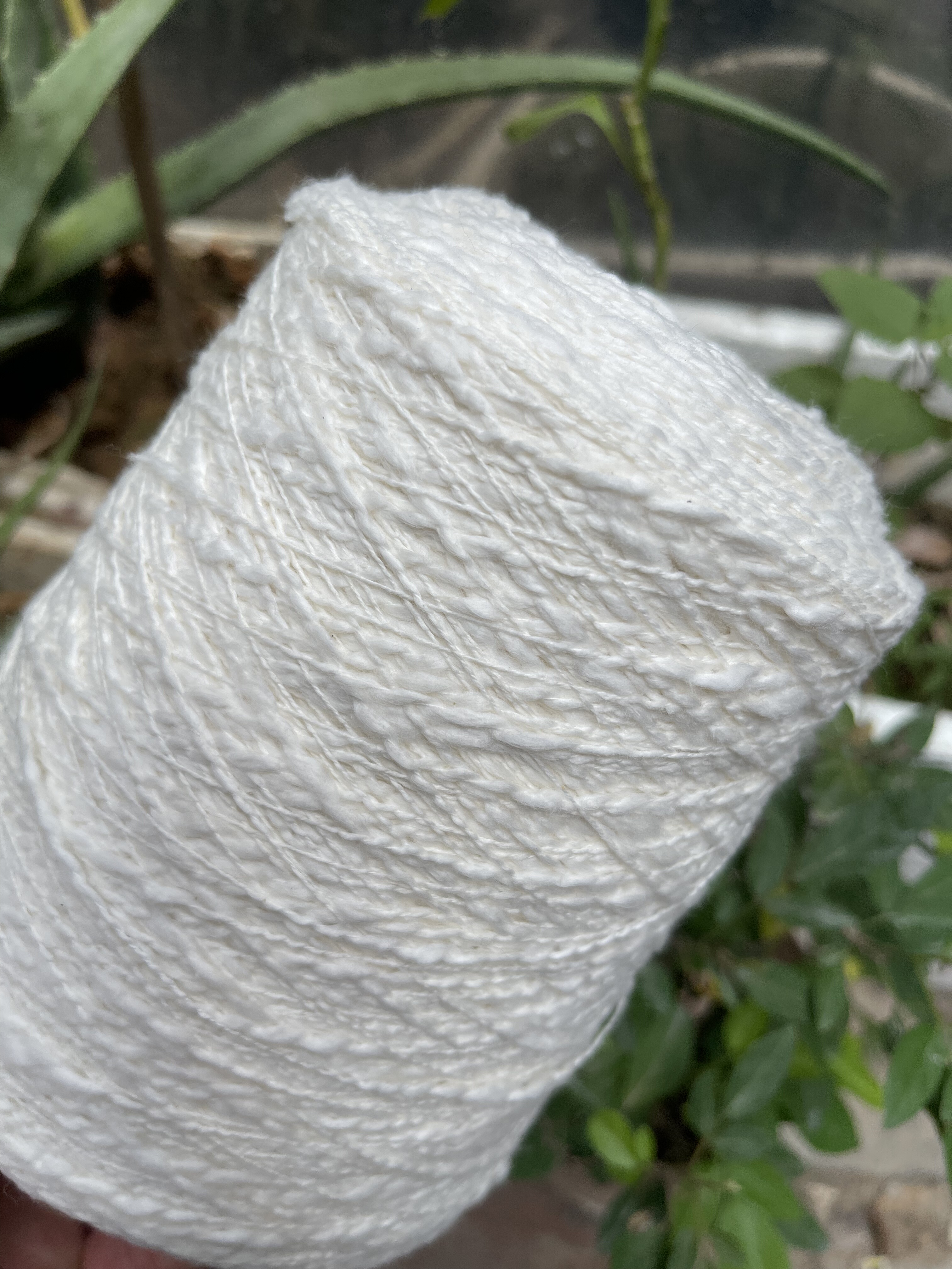 100%棉大肚纱 竹节纯棉线 云朵纱 柔软舒适 手编毛衣线 配线