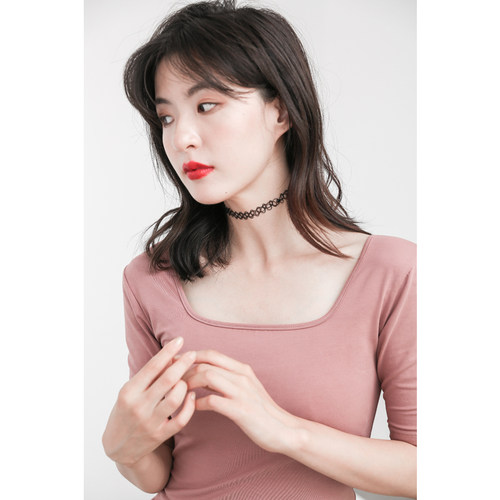 春夏装t恤黑色上衣打底衫大码